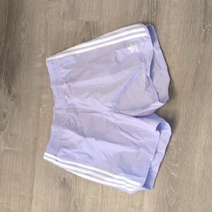 Adidas violet bone sprinter shorts size medium